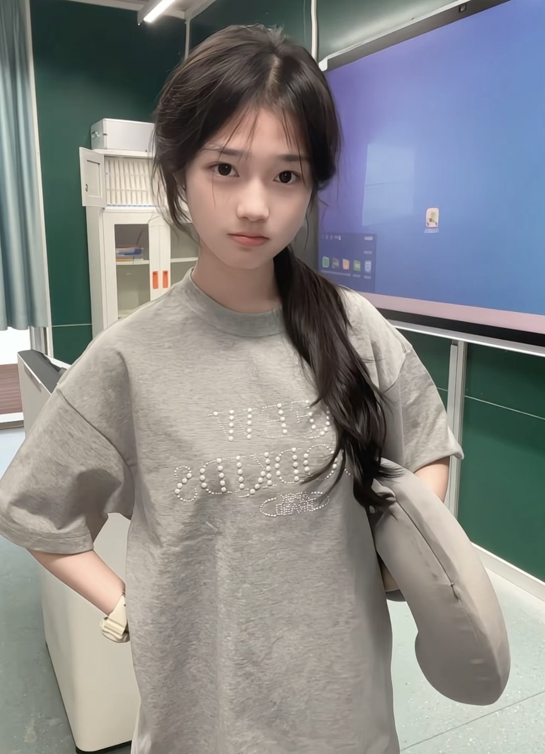 海珠清纯矜持嫩妹-橙子 4